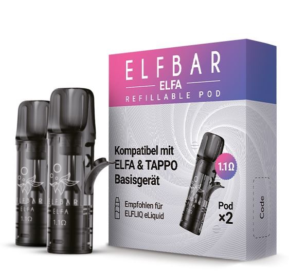 2x Elfbar ELFA Refillable Pod